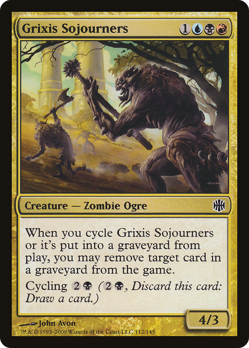 Grixis Sojourners (ARB-112) [Alara Reborn] MTG Single Wizards of the Coast