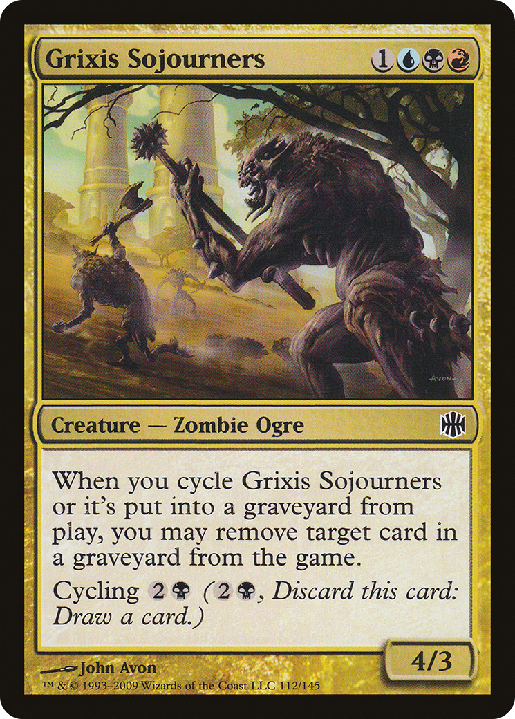 Grixis Sojourners (ARB-112) [Alara Reborn] Foil MTG Single Wizards of the Coast