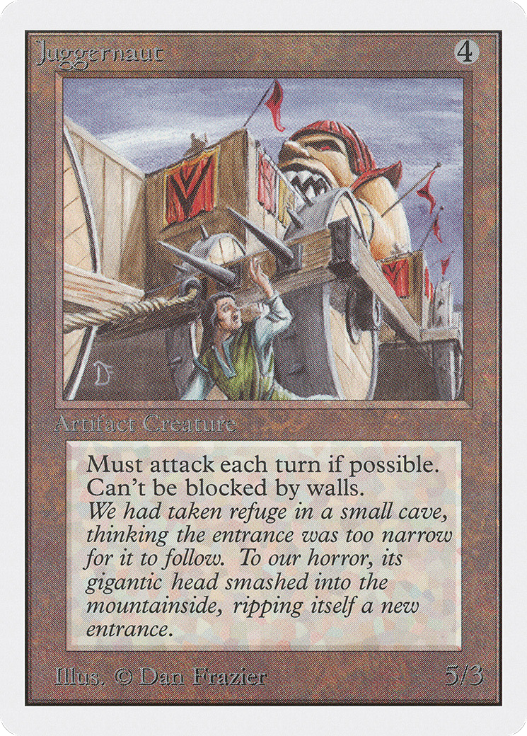Juggernaut (2ED-256) [Oldschool] Unlimited Edition MTG Single Wizards of the Coast