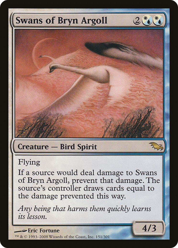Swans of Bryn Argoll (SHM-151) [Shadowmoor] MTG Single Wizards of the Coast
