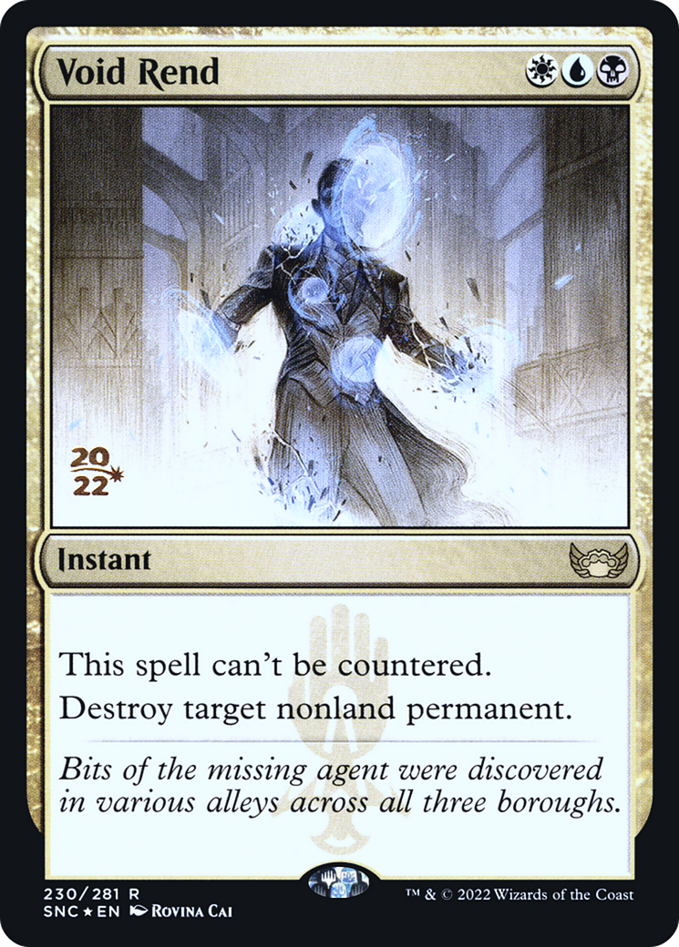 Void Rend (PRE-230) [Streets of New Capenna Promos] Foil MTG Single Wizards of the Coast