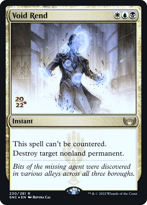 Void Rend (PRE-230) [Streets of New Capenna Promos] Foil MTG Single Wizards of the Coast