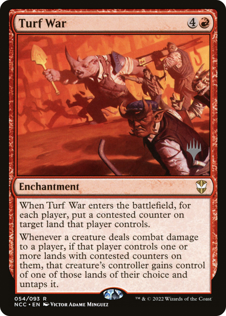 Turf War (PPSNC-54P) [New Capenna Commander Promos] Foil MTG Single Wizards of the Coast