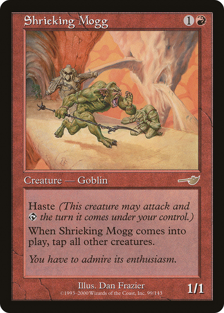 Shrieking Mogg (NMS-099) [Nemesis] Foil MTG Single Wizards of the Coast