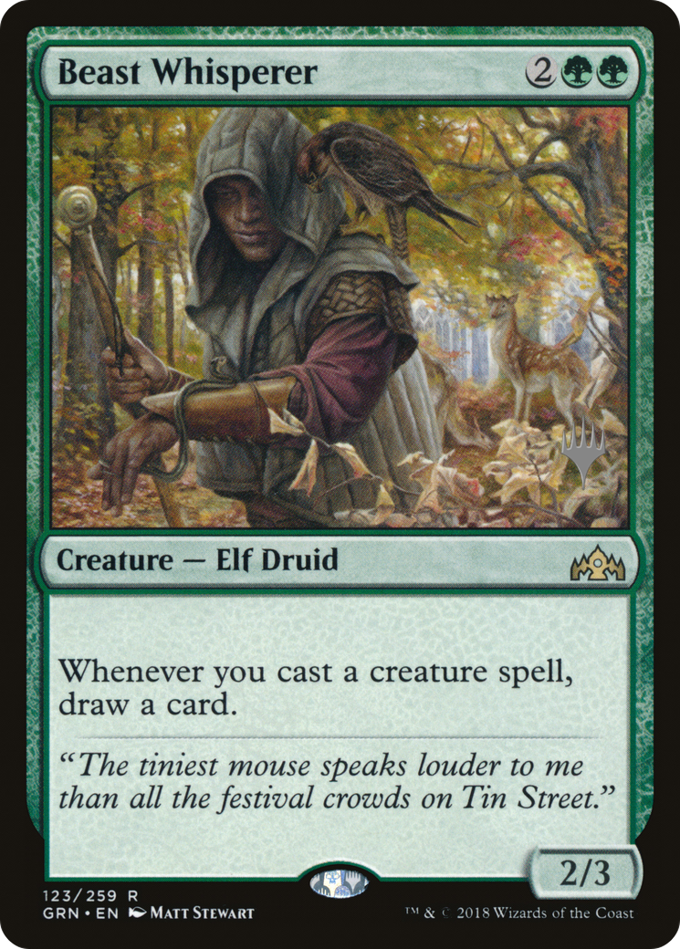 Beast Whisperer (PPELD-123P) [Guilds of Ravnica Promos] MTG Single Wizards of the Coast