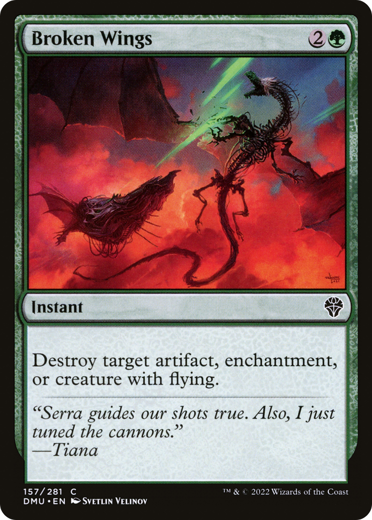 Broken Wings (DMU-157) [Dominaria United] MTG Single Wizards of the Coast