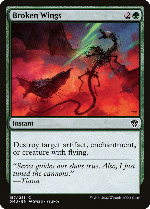 Broken Wings (DMU-157) [Dominaria United] MTG Single Wizards of the Coast