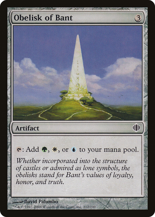 Obelisk of Bant (ALA-212) [Shards of Alara] MTG Single Wizards of the Coast