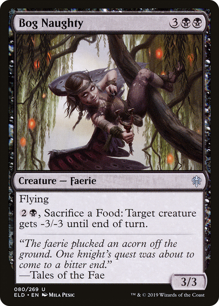 Bog Naughty (ELD-080) [Throne of Eldraine] MTG Single Wizards of the Coast