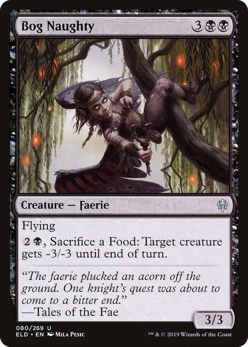 Bog Naughty (ELD-080) [Throne of Eldraine] MTG Single Wizards of the Coast