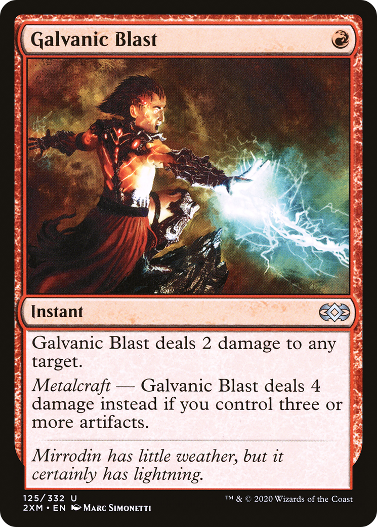 Galvanic Blast (2XM-125) [Double Masters] MTG Single Wizards of the Coast