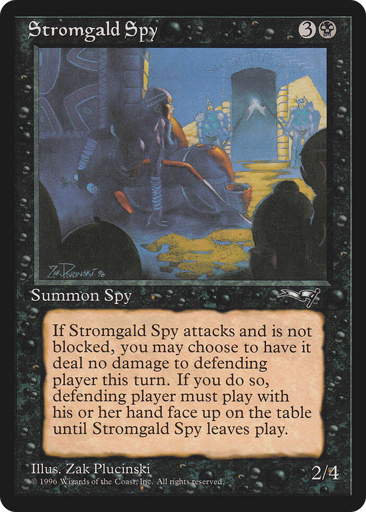 Stromgald Spy (ALL-) [Alliances] MTG Single Wizards of the Coast