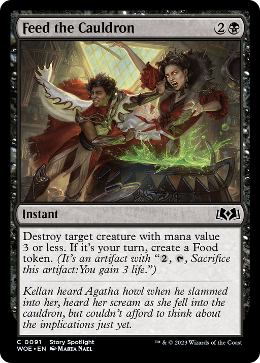 Feed the Cauldron (WOE-091) [Wilds of Eldraine] MTG Single Wizards of the Coast