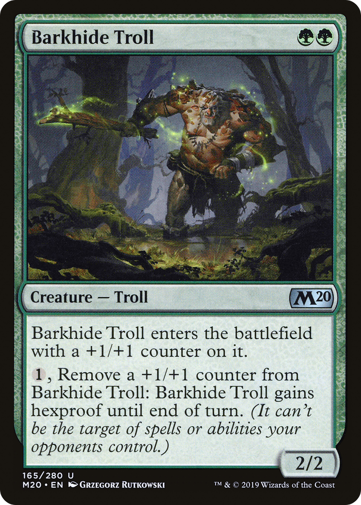 Barkhide Troll (M20-165) [Core Set 2020] MTG Single Wizards of the Coast