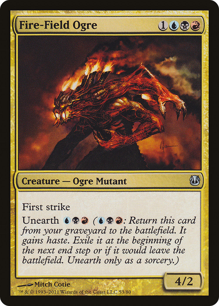 Fire-Field Ogre (DDH-053) [Misc] Duel Decks: Ajani vs. Nicol Bolas MTG Single Wizards of the Coast