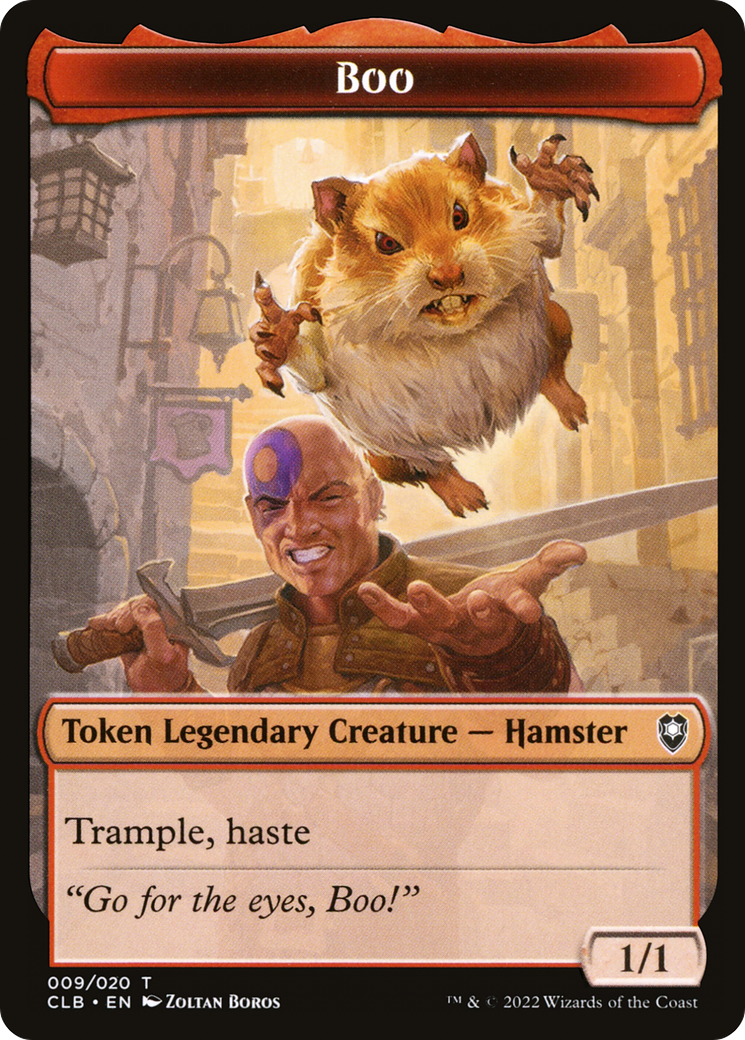 Boo (CLB-009) [Tokens] Battle for Baldur's Gate Tokens MTG Single Wizards of the Coast