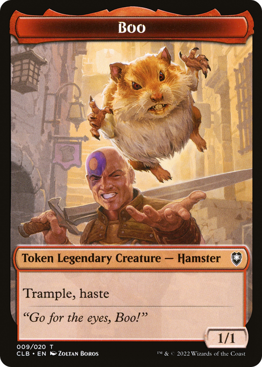 Boo Token (CLB-009) [Tokens] Battle for Baldur's Gate Tokens MTG Single Wizards of the Coast