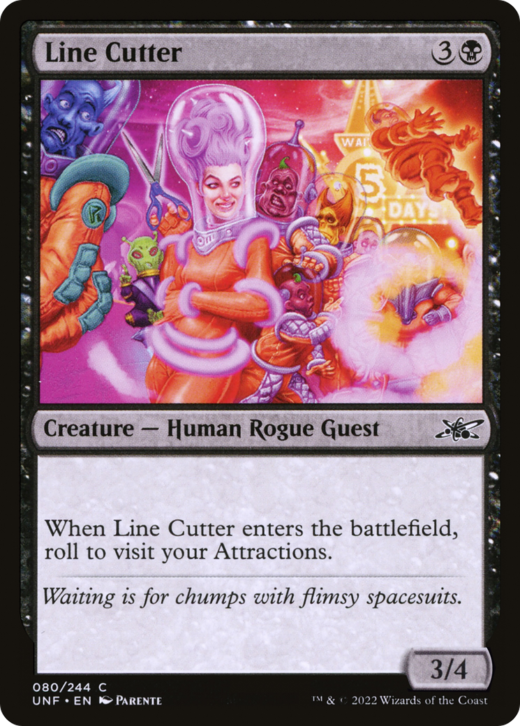 Line Cutter (UNF-080) [Unfinity] Foil MTG Single Wizards of the Coast