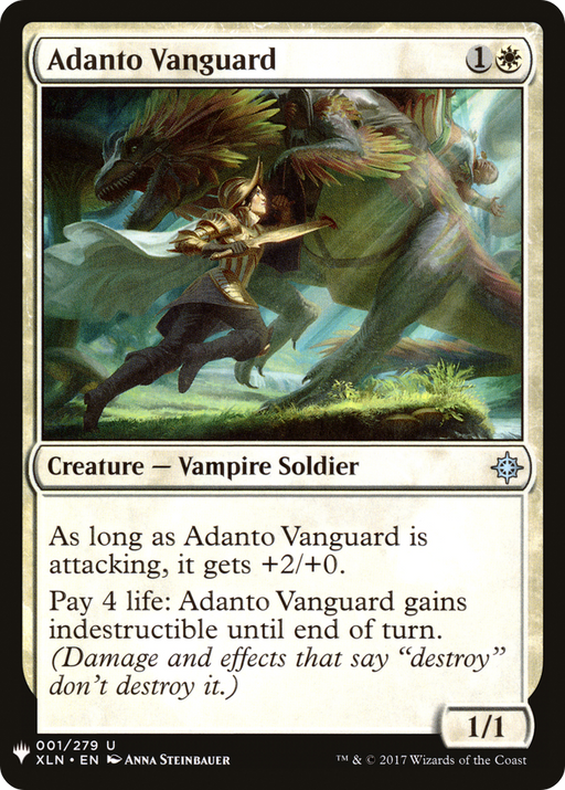 Adanto Vanguard (LIST-XLN-1) [Mystery Booster] The List MTG Single Wizards of the Coast