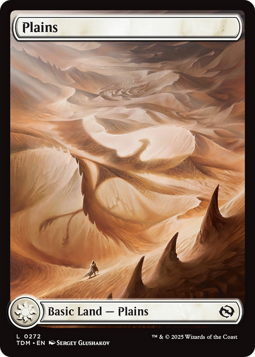 Plains (0272) (TDM-272) [Tarkir: Dragonstorm] MTG Single Wizards of the Coast