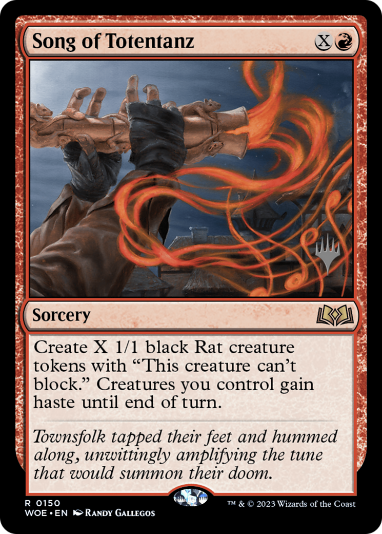 Song of Totentanz (PPWOE-150) [Wilds of Eldraine Promos] Foil MTG Single Wizards of the Coast