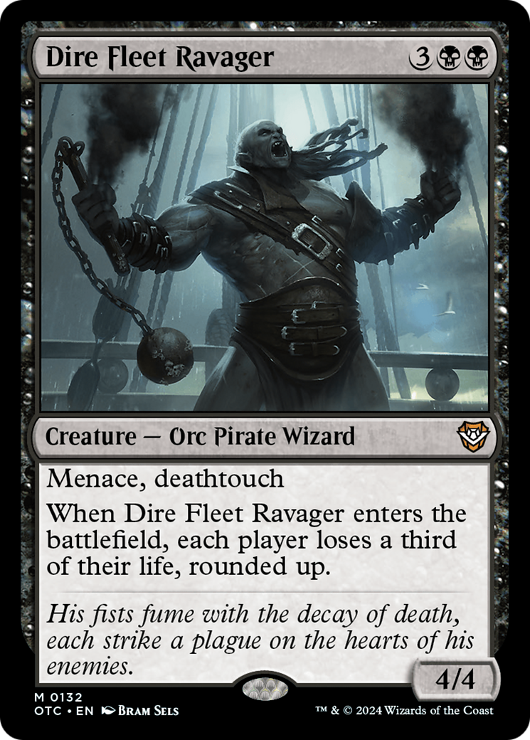 Dire Fleet Ravager (OTC-132) [Outlaws of Thunder Junction Commander] MTG Single Wizards of the Coast