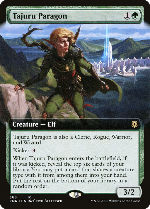 Tajuru Paragon (ZNR-363) [Zendikar Rising] (Extended Art) Foil MTG Single Wizards of the Coast