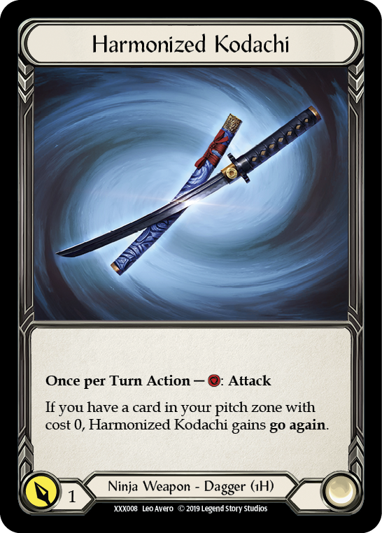 Dawnblade // Harmonized Kodachi [XXX007 // XXX008] (Promo) Flesh And Blood Single Flesh And Blood   
