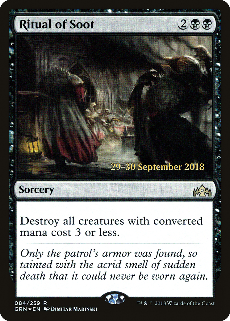 Ritual of Soot (PRE-084) [Guilds of Ravnica Promos] Foil MTG Single Wizards of the Coast