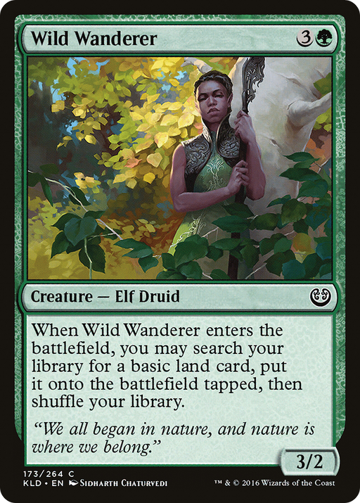 Wild Wanderer (KLD-173) [Kaladesh] Foil MTG Single Wizards of the Coast