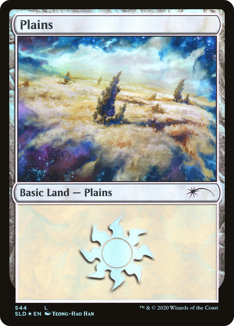 Plains (SLD-544) [Secret Lair] Drop Foil MTG Single Wizards of the Coast