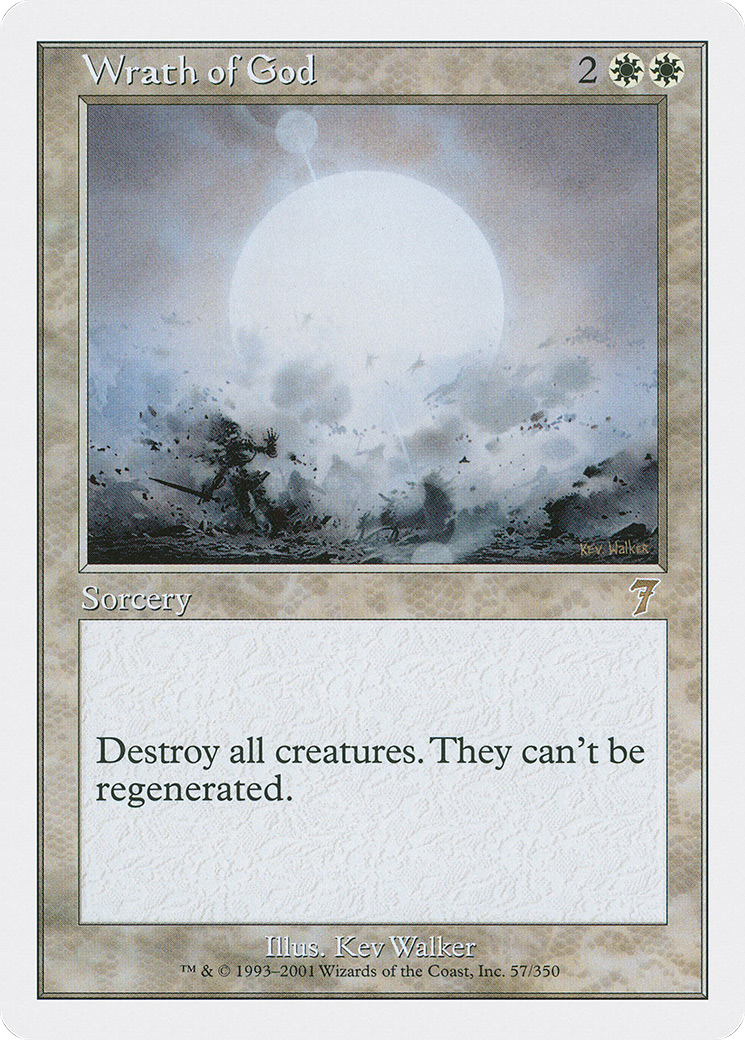 Wrath of God (7ED-057) [7th Edition] MTG Single Wizards of the Coast
