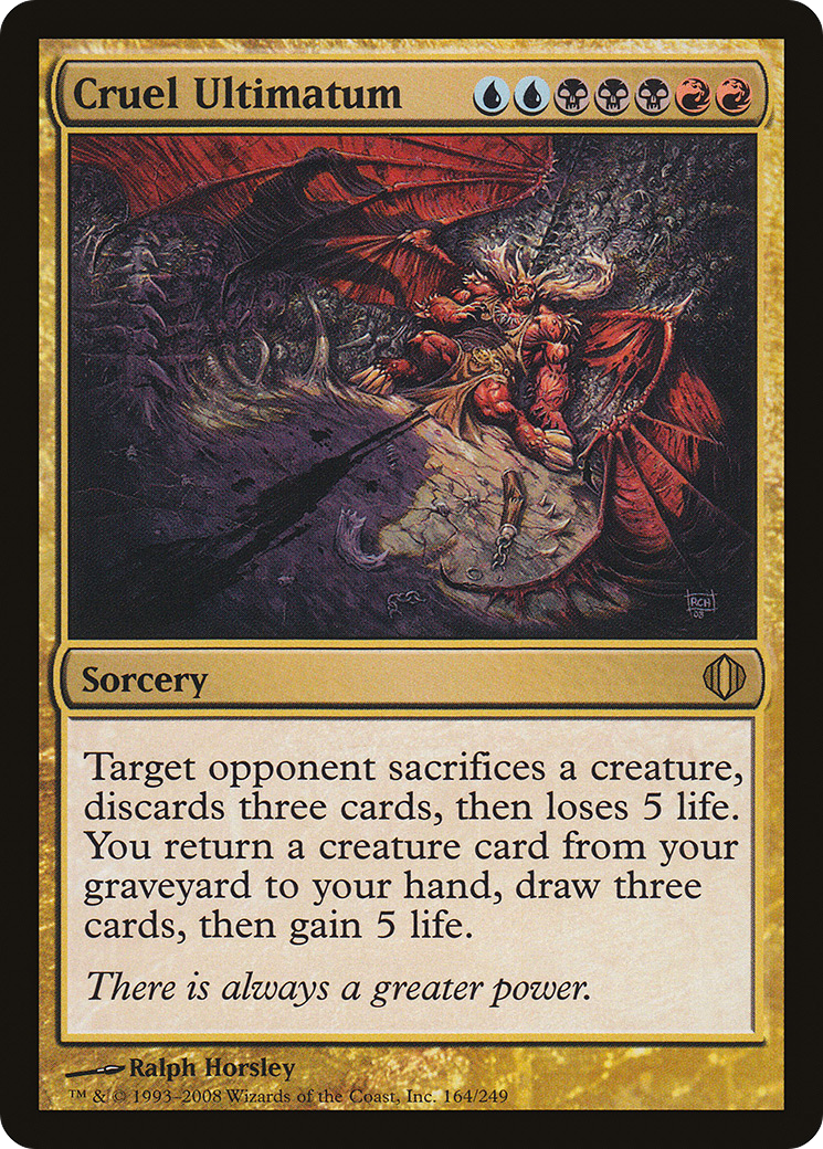 Cruel Ultimatum [Shards of Alara] MTG Single Magic: The Gathering