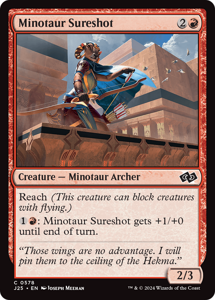 Minotaur Sureshot (J25-578) [Foundations Jumpstart] MTG Single Wizards of the Coast