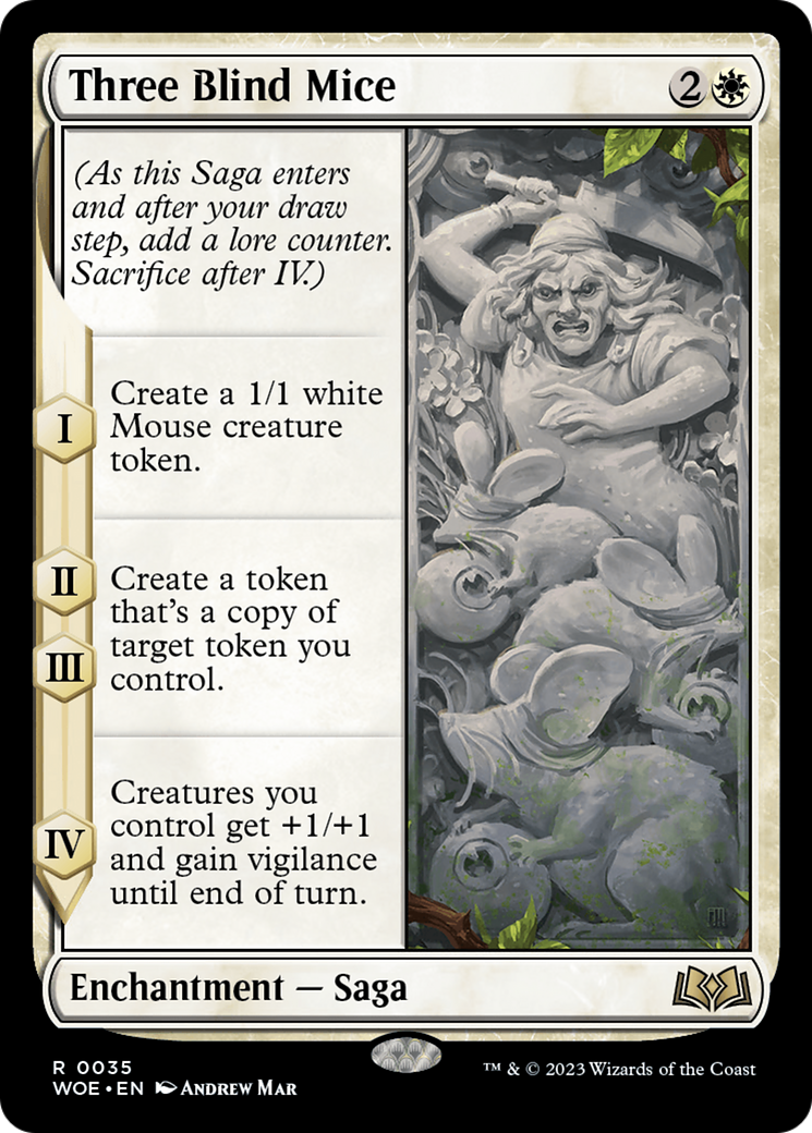 Three Blind Mice (WOE-035) [Wilds of Eldraine] MTG Single Wizards of the Coast