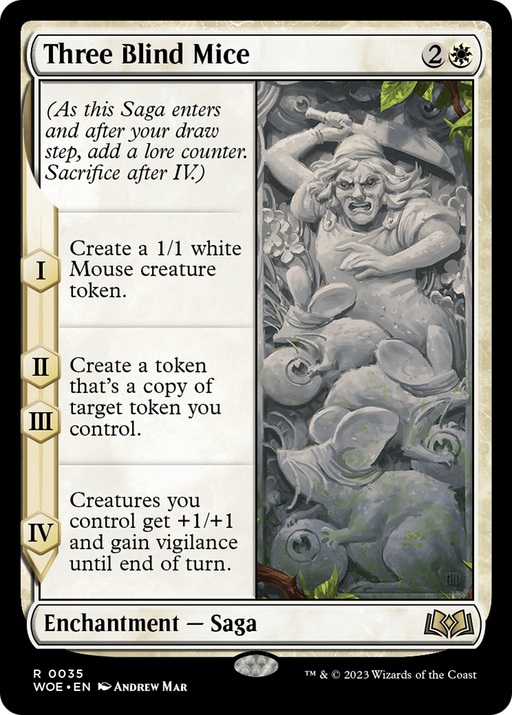 Three Blind Mice (WOE-035) [Wilds of Eldraine] MTG Single Wizards of the Coast