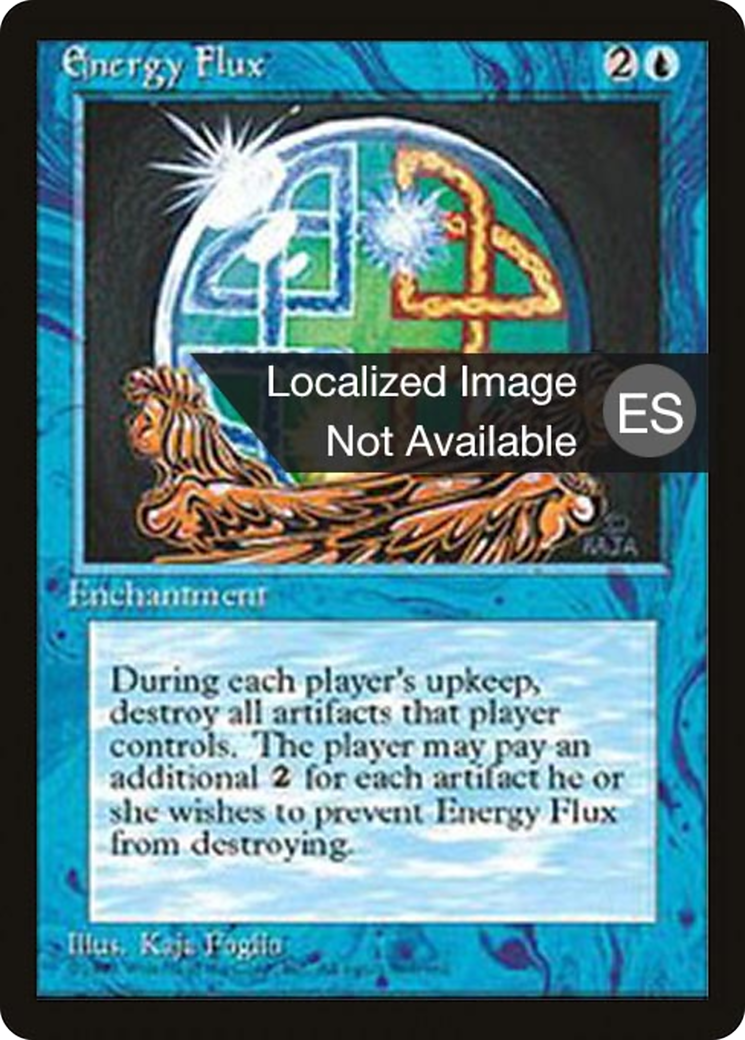 Energy Flux (4BB-) [Fourth Edition Foreign Black Border] MTG Single Wizards of the Coast