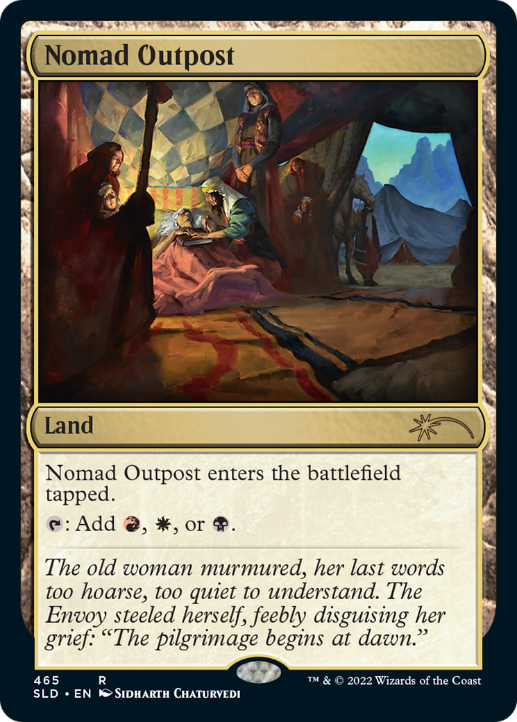 Nomad Outpost (SLD-465) [Secret Lair] Drop MTG Single Wizards of the Coast