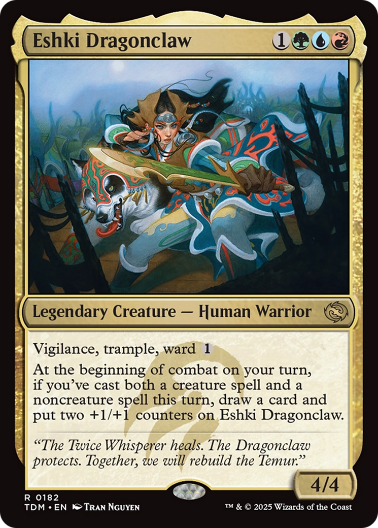 Eshki Dragonclaw (TDM-182) [Tarkir: Dragonstorm] MTG Single Wizards of the Coast