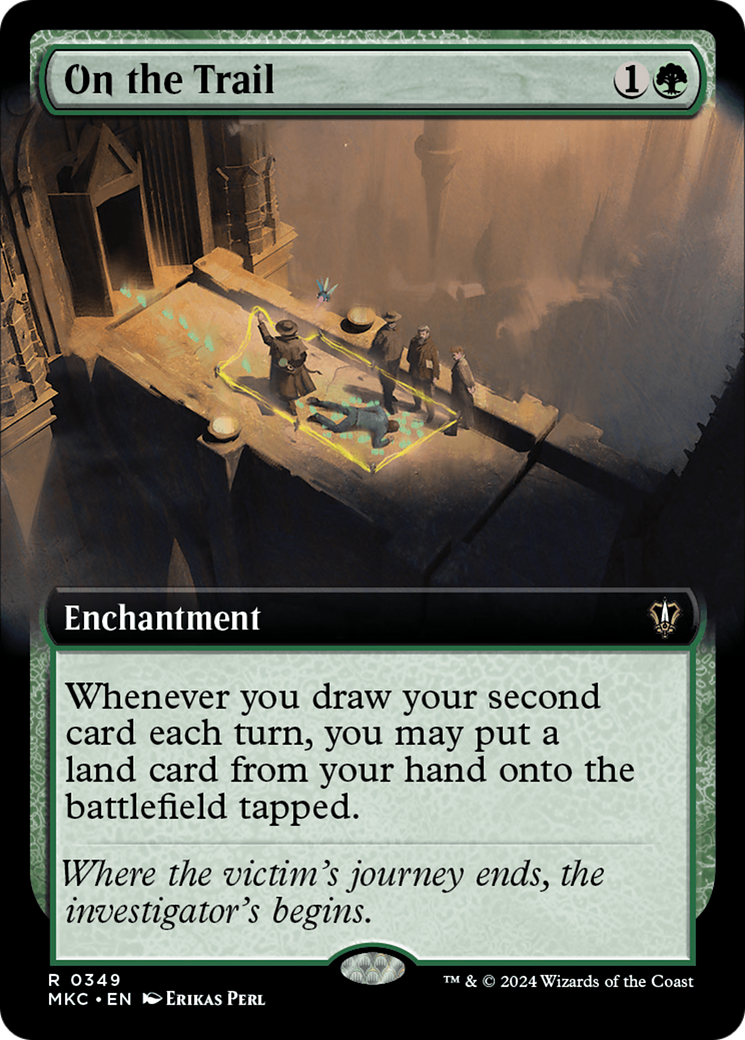 On the Trail (MKC-349) [Murders at Karlov Manor Commander] (Extended Art) MTG Single Wizards of the Coast