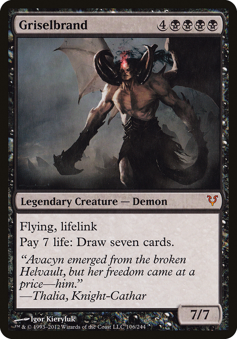 Griselbrand (Avacyn Restored) (OVER-106) [Open the Helvault] MTG Single Wizards of the Coast