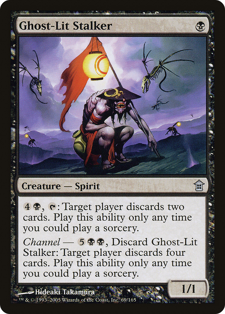 Ghost-Lit Stalker [Saviors of Kamigawa] MTG Single Magic: The Gathering   