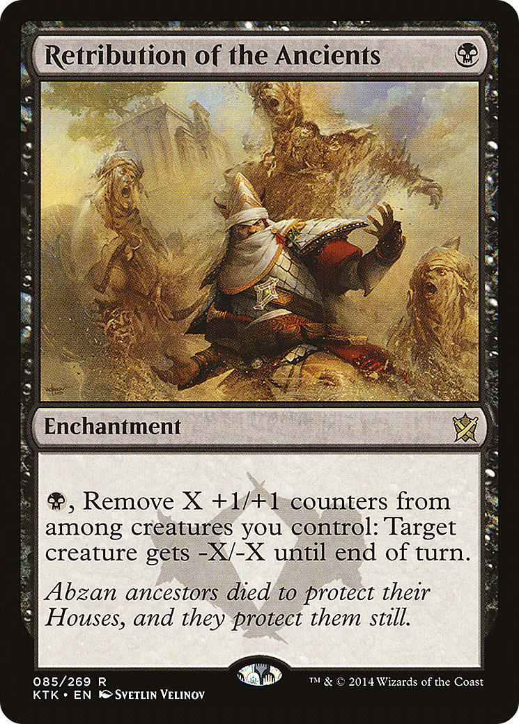 Retribution of the Ancients (KTK-085) [Khans of Tarkir] MTG Single Wizards of the Coast