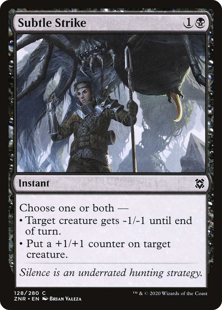 Subtle Strike (ZNR-128) [Zendikar Rising] Foil MTG Single Wizards of the Coast