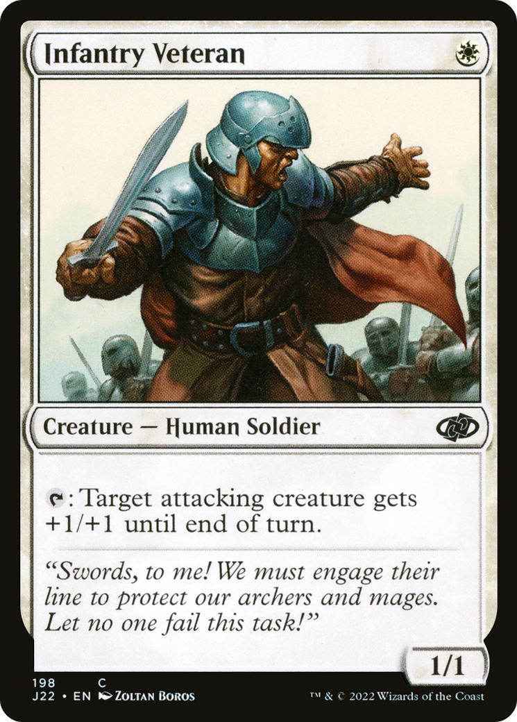Infantry Veteran (J22-198) [Jumpstart 2022] MTG Single Wizards of the Coast