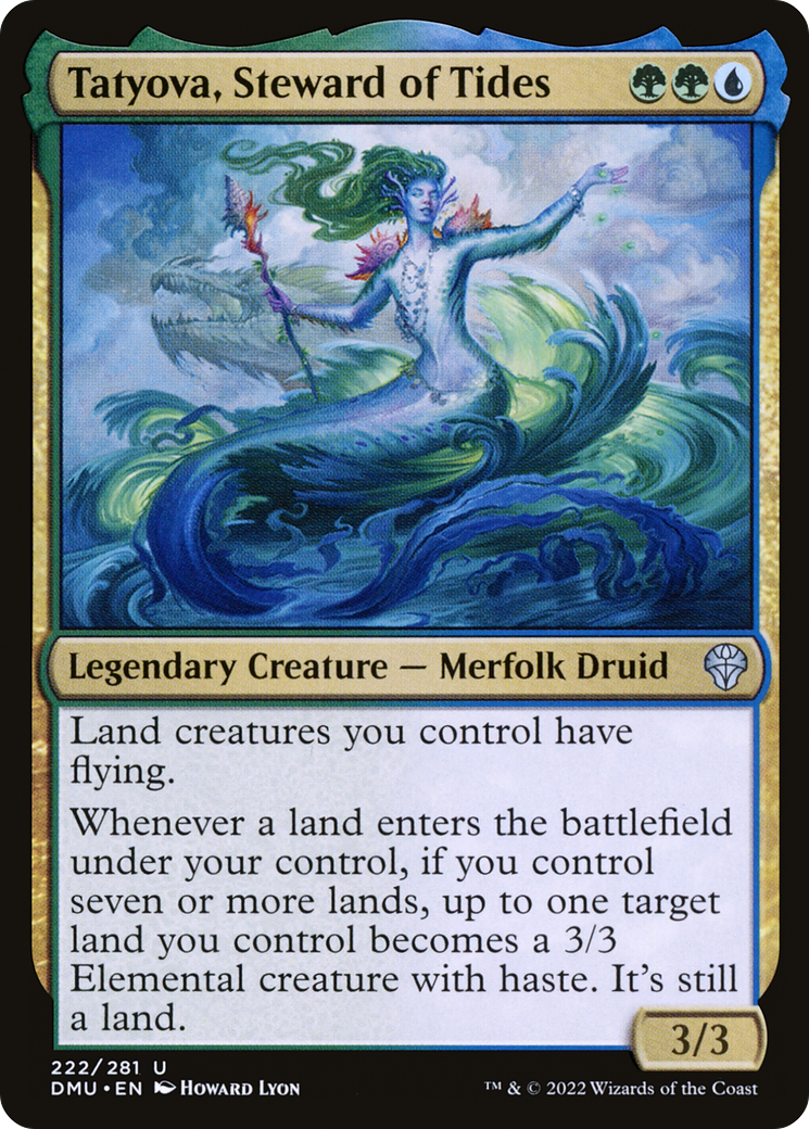 Tatyova, Steward of Tides (DMU-222) [Dominaria United] Foil MTG Single Wizards of the Coast