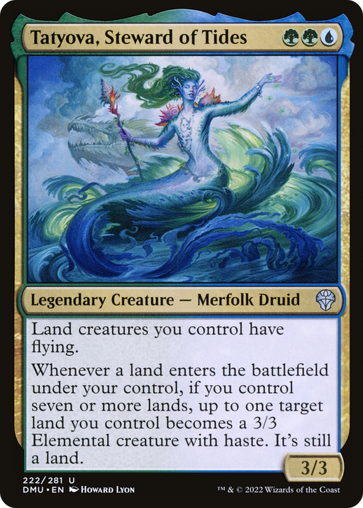 Tatyova, Steward of Tides (DMU-222) [Dominaria United] MTG Single Wizards of the Coast