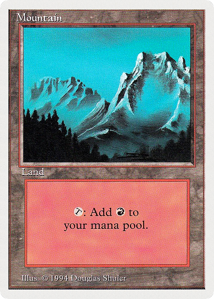 Mountain (SUM-302) [Misc] Summer Magic / Edgar MTG Single Wizards of the Coast