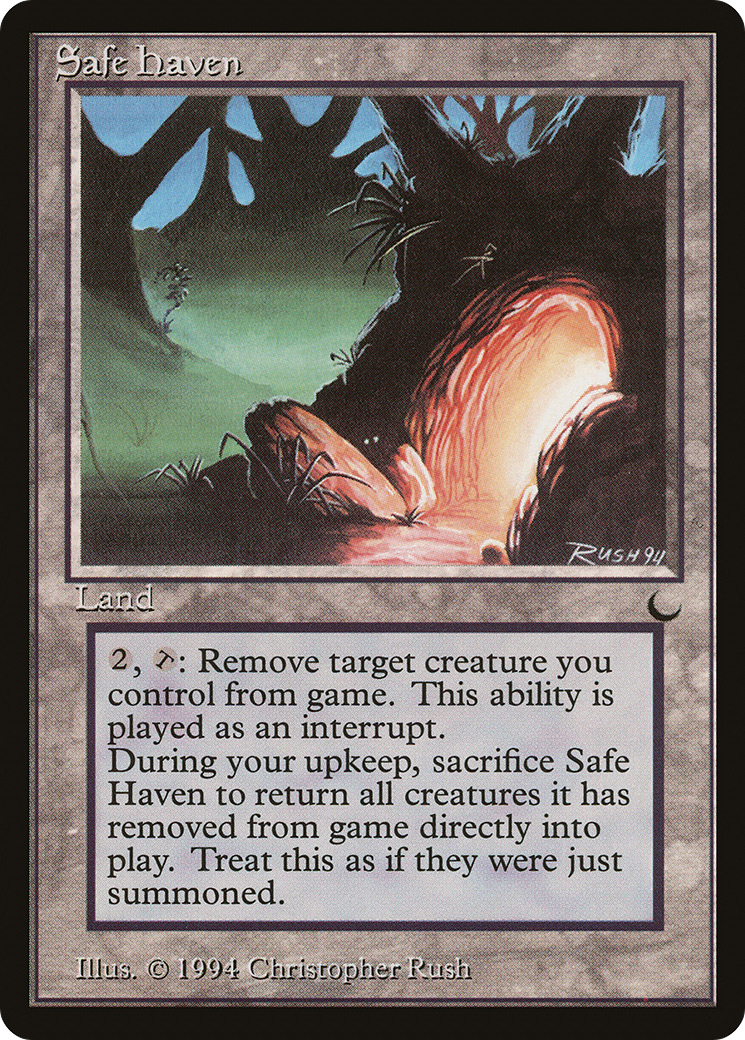 Safe Haven (DRK-118) [Oldschool] The Dark MTG Single Wizards of the Coast