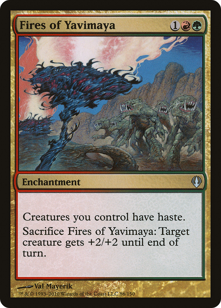 Fires of Yavimaya (ARC-086) [Misc] Archenemy MTG Single Wizards of the Coast